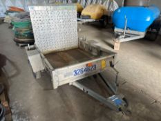 Pike Signals Ltd single axle traffic light trailer. serial no: 20160027