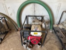 Honda GX240 petrol engine and Tsurumi 3inch pump