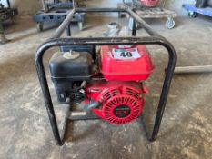 2017 Honda GX120 engine WB20XT water pump