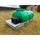 2017 Western Global 2000l tank on galvanised frame. C/w forklift tine pockets and 240v pump. Serial - Image 3 of 5