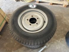 4no. 185R14C wheels and tyres 5 stud