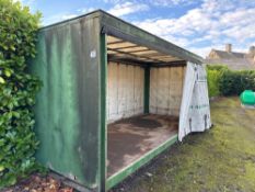 Lorry body with curtain sides and timber floor. 5.6m x 2.45m