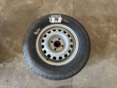 3no. bowser wheels 165R13C 4 stud