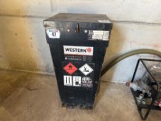 2016 Western Global Easy Cube 100l fuel bowser with hand pump