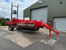 2015 HE-VA king roller 1630 hydraulic folding 16m rolls. Serial No: 347959