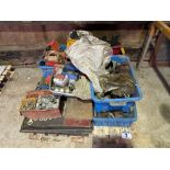 Quantity of nuts & bolts and workshop sundries