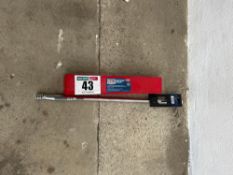 Sealey 8 piece 3/4 inch impact socket set with Sealey 600m half inch breaker bar (new)