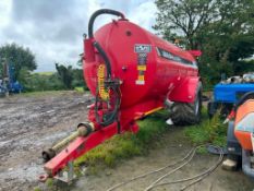 2021 Hi-Spec 3000 SA-R 3000gal single axle tanker with sprung drawbar, air brakes, twin side filling