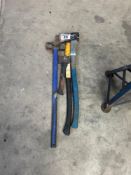 3No axes and sledge hammer