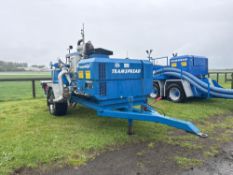 Tramspread EDPU single axle trailed slurry pump with 6 cylinder John Deere engine, Doda slurry pump