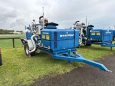 Tramspread EDPU single axle trailed slurry pump with 6 cylinder John Deere engine, Ferrari slurry pu