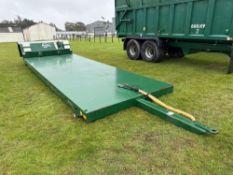 2024 Bailey Lowloader-dropdeck 2.5m x 6.6m lowloader with single rear hydraulic lowering axle on 385
