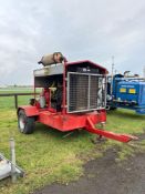 2016 Storth NEPS/100T single axle trailed slurry pump with 6 cylinder Iveco engine, Bauer slurry pum