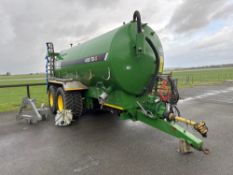 2019 Hi-Spec 4000 TD-S 4000gal twin axle tanker with sprung drawbar, air brakes, twin side filling p
