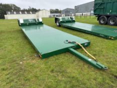 2024 Bailey Lowloader-dropdeck 2.5m x 6.6m lowloader with single rear hydraulic lowering axle on 385