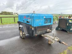 2007 Ingersoll Rand 7/71 diesel trailed compressor. Serial No: SCZ771FXX7Y521896