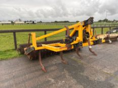 McConnel Shakerator 3m fixed leg cultivator with rear tooth packer, additional heavy duty packer and