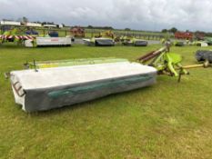 2013 Claas Disco 3050C+ 3m mower conditioner, rear linkage mounted. Serial No: 62103449 NB: Manual i