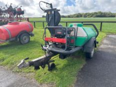 Brendon Bowsers trailed pressure washer with Yanmar diesel engine on 185R14C wheels and tyres