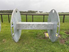 Tramspread galvanised random wrap reeler bobbin
