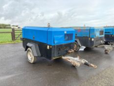 2006 Ingersoll Rand 7/71 diesel trailed compressor. Serial No: SCZ771FXX6Y521605. Spares or repair