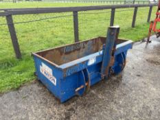Watson transport box manual tipping, linkage mounted