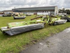 2006 Claas Disco 8550C Plus 8.5m hydraulic folding mower conditioner, rear linkage mounted. Serial N