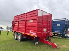 2020 Smyth Trailers Fieldmaster FM18 18t twin axle silage trailer with air brakes, sprung drawbar an