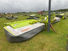 2022 Claas Disco 8500C Contour 8.5m hydraulic folding mower conditioner, rear linkage mounted. Seria