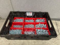 Quantity washers nuts, bolts