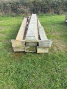 7No sheep feed troughs