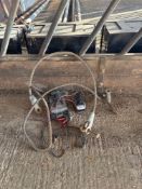 2No battery chargers and steel line