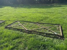 2No 10ft metal gates