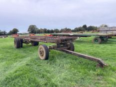 27ft articulated bale trailer