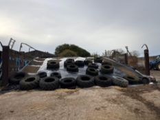Approximately 400 tonne maize silage in clamp.10.5m width x 21m length