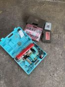 Quantity chisels, Tool Master electric drill, drill sets and hex key set