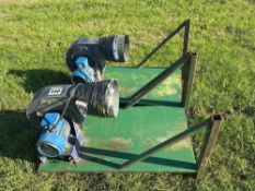 2No MEZ -1kw 5hp external grain fans