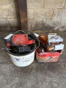 Quantity lights, gate furniture, tools and beacons