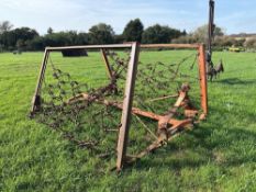 16ft Parmiter hydraulic folding chain harrows