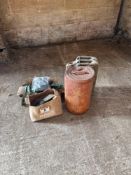 Quantity cultivation tines, parts and jerry cans