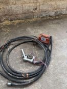 Draper 12 volt fuel pump and nozzle