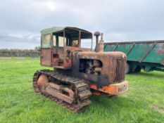 Track Marshall 50 crawler with cab. Barn stored.N.B manual in the office