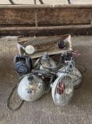 Quantity heat lamps and extension cable