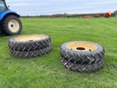 Row crops Front: 270/95 R36. Rear: 340/85 R48