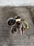 Quantity bearings, cultivator tines and roofing nails