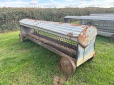 1No sheep hayrack on wheels