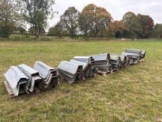 Quantity grain floor ducting