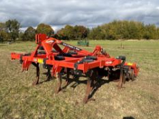 2016 Kuhn Cultimer L300 3m stubble tine cultivator with packer roller. Serial No: G2538