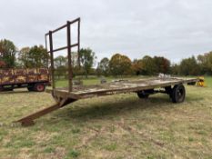 23ft single axle bale trailer