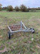 2003 Port Agric ATV mounted 4ft chain harrows. NO VAT.